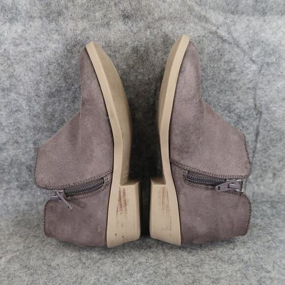 Old Navy Shoes Kids 11 Bootie Toddler Baby Casual Dark Grey Zip Fashion Classic - Picture 10 of 15